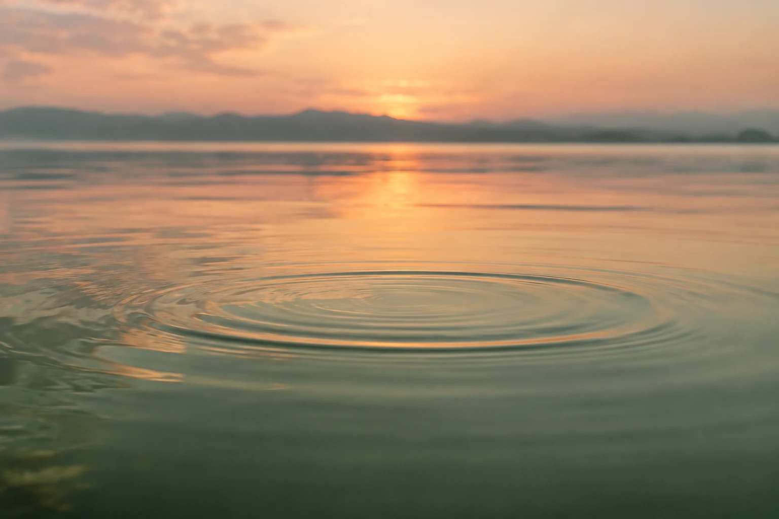 Круги на спокойной воде